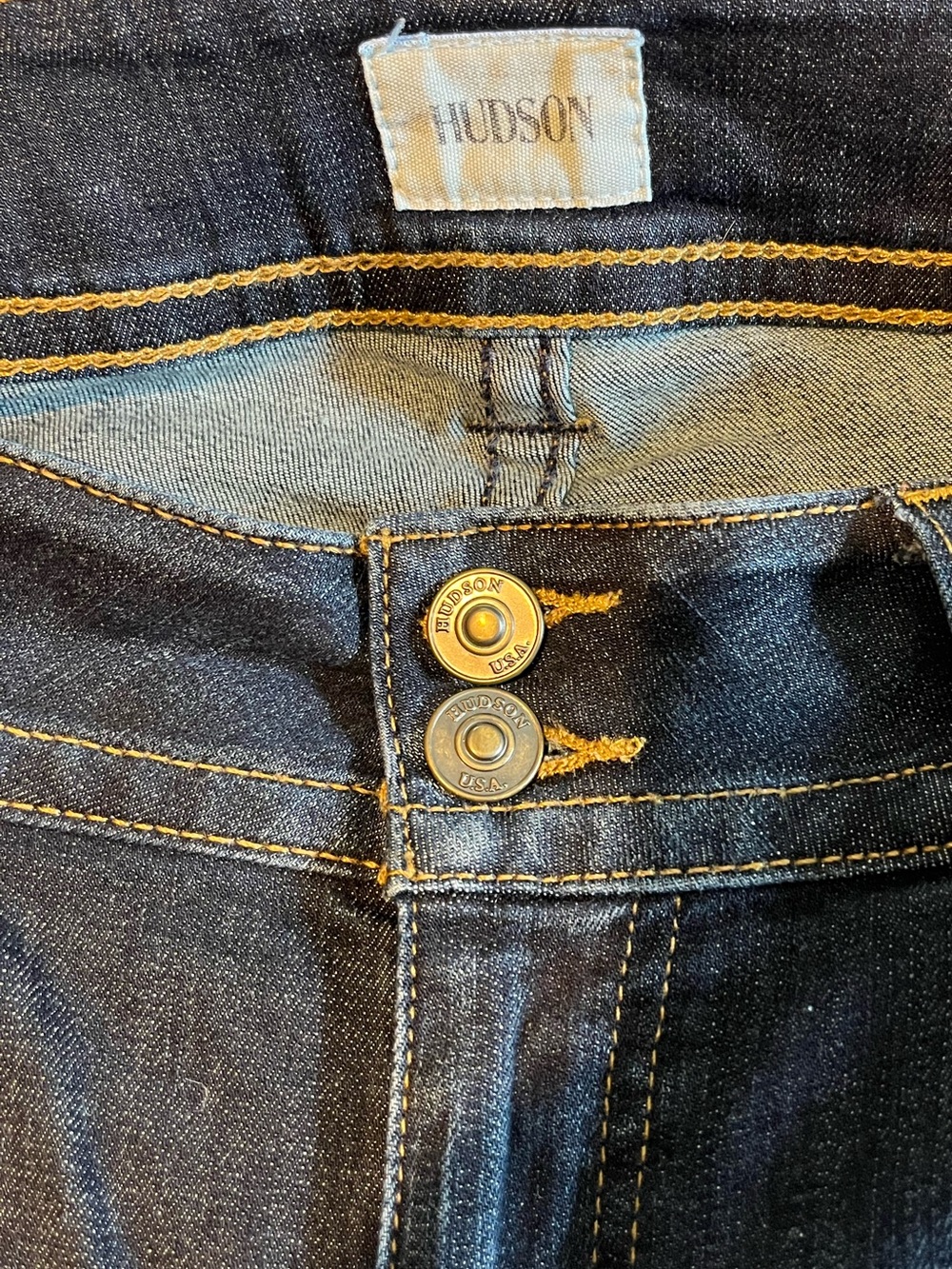 Vintage Hudson Blue Signature Bootcut Stretch Jeans 31 - Picture 4 of 8